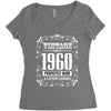 vintage made in 1960 perfectly aged a living legend Women's Triblend Scoop T-shirt