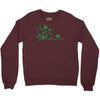 thc pot leaf molecule Crewneck Sweatshirt