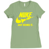 nuke just bomb it Ladies Fitted T-Shirt