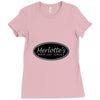 merlottes bar and grill t shirt Ladies Fitted T-Shirt