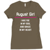 August Girl Ladies Fitted T-Shirt