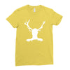 hannibal   stag Ladies Fitted T-Shirt