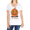 spec tacular pumpkin Ladies Curvy T-Shirt