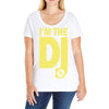 im a dj graphic tee mens Ladies Curvy T-Shirt