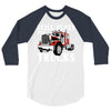 still plays with trucks family matching 3/4 Sleeve Shirt