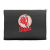 retro vespa red ideal birthday present or gift Accessory Pouches