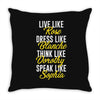 be golden Throw Pillow
