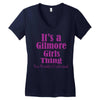 it's a gilmore girls thing Women's V-Neck T-Shirt