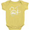 dw drum Baby Bodysuit