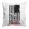 god bless america Throw Pillow