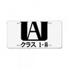 u.a high student my hero academy pocket License Plate