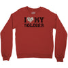 i love my soldier hunter camouflage Crewneck Sweatshirt