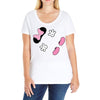 Creating a Little Disney Magic Character Ladies Curvy T-Shirt