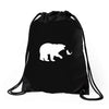 Bear Fishing Drawstring Bags