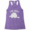 science dinosaur Racerback Tank