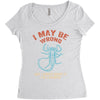 i may be wrong but i highly doubt it i'm a scorpio Women's Triblend Scoop T-shirt