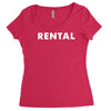 rental Women's Triblend Scoop T-shirt
