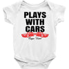 Plays With Cars Baby Bodysuit