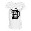 Saturday Beer Maternity Scoop Neck T-shirt