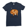 beagle bagel Ladies Fitted T-Shirt