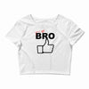 it's ok bro  funny Crop Top