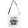 happy father day greeting Adjustable Strap Totes
