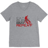 eat sleep bmx repeat V-Neck Tee