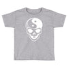 yin yang skull (2) Toddler T-shirt