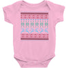 christmas ugly Baby Bodysuit