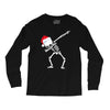 skeleton dabbing christmas Long Sleeve Shirts