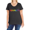 Equality LGBT Ladies Curvy T-Shirt