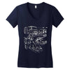 pour le transport Women's V-Neck T-Shirt