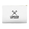 I Survived Foot Surgery Accessory Pouches