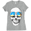 skull holiday Ladies Fitted T-Shirt