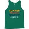 Summer Night Bonfires Beer Tank Top