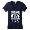 This Teacher Survived The 2016 2017 School Year Women's V-Neck T-Shirt