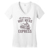 hot mess express Women's V-Neck T-Shirt