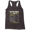 September Girl Facts Virgo Racerback Tank