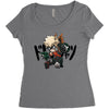 my hero academia katsuki bakugo Women's Triblend Scoop T-shirt