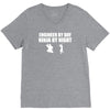 engineer by day ninja by night V-Neck Tee