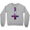 inverted galaxy cross funny  religion banter space fashion new Crewneck Sweatshirt