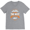 All Men Created Equal But The Best Born In July V-Neck Tee