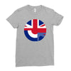 mod union jack, ideal gift, birthday present Ladies Fitted T-Shirt