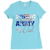 proud army dad 3 Ladies Fitted T-Shirt