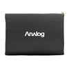 analog white logo Accessory Pouches