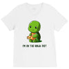 ninja diet (green) V-Neck Tee