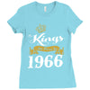 kings are born in 1966 Ladies Fitted T-Shirt