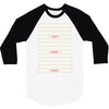 yes wow diva length check 3/4 Sleeve Shirt