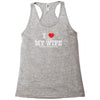 i love when my wife let me go fishing Racerback Tank