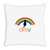Catbow Throw Pillow